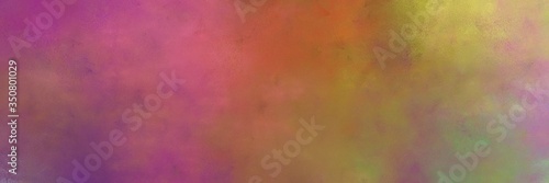 beautiful abstract painting background texture with pastel brown and dark khaki colors and space for text or image. can be used as header or banner