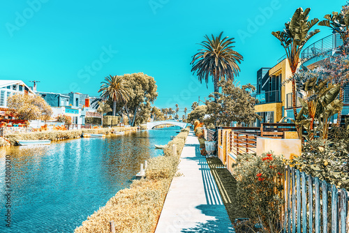 One of the most beautiful district of Los Angeles - is Venice. California photo