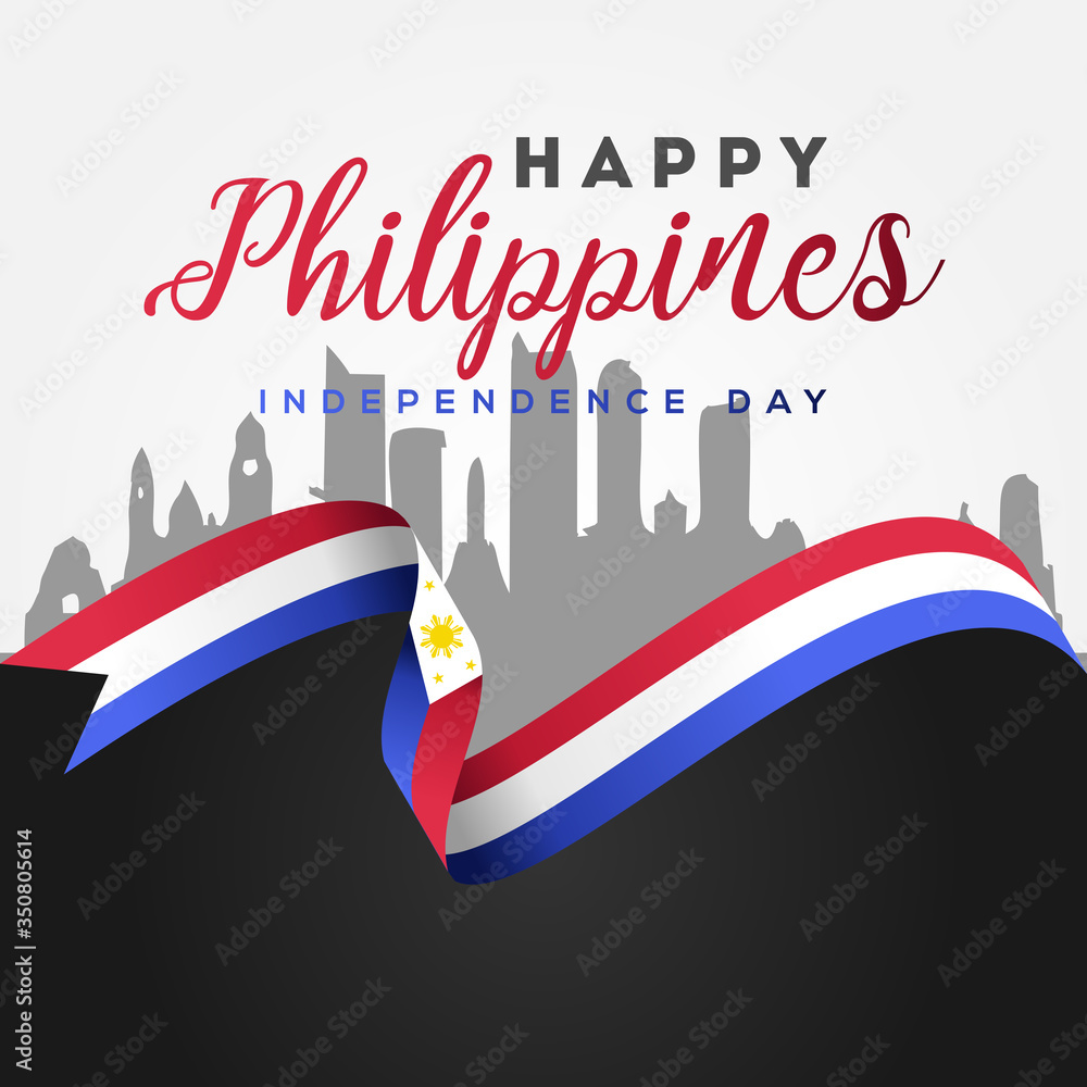 Philippines Independence Day Vector Design Illustration Stock Vector