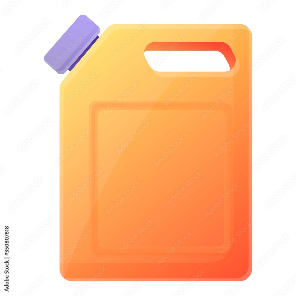 Diesel canister icon. Cartoon of diesel canister vector icon for web design isolated on white background Diesel canister icon. Cartoon of diesel canister vector icon for web design isolated on white background