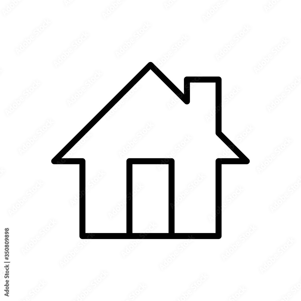 House Home Line Vector Icons. Editable Stroke House Home Line Vector Icons. Editable Stroke