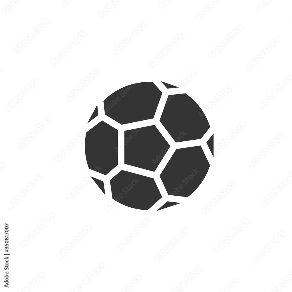 Fototapeta premium soccer ball icon vector illustration sign