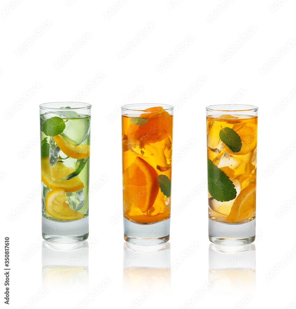 Summer fruit cocktails. Summer fruit cocktails.
