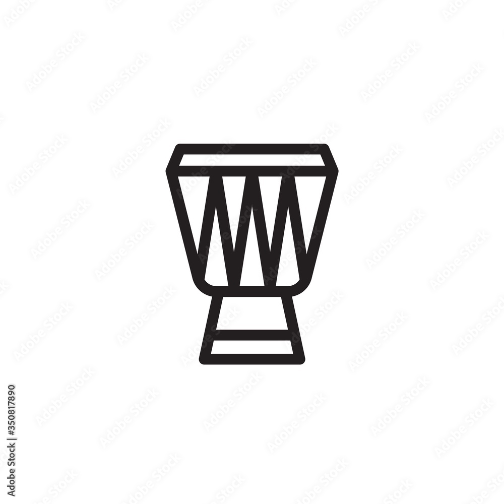 drum icon vector illustration sign drum icon vector illustration sign