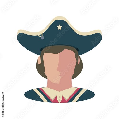 president of the united states of America on white background
