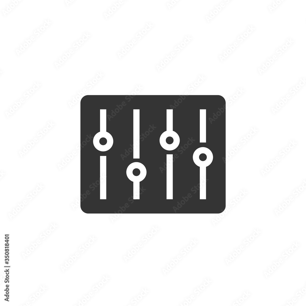 music equalizer icon vector illustration sign music equalizer icon vector illustration sign