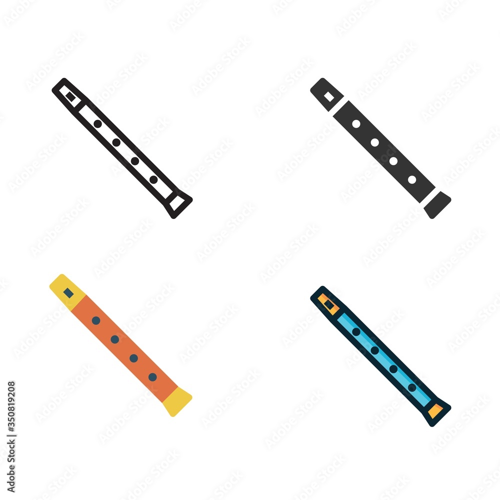flute icon vector illustration sign flute icon vector illustration sign