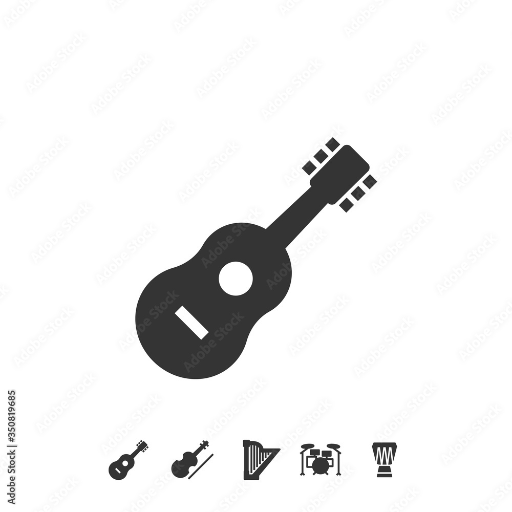 guitar icon vector illustration sign guitar icon vector illustration sign
