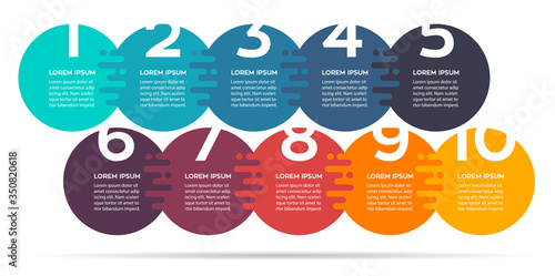 Vector infographic template
