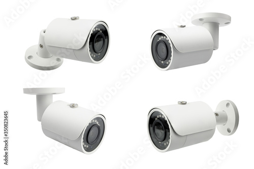 Security Camera CCTV isolated on white background