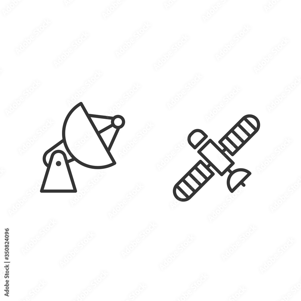 satellite icon vector illustration sign satellite icon vector illustration sign