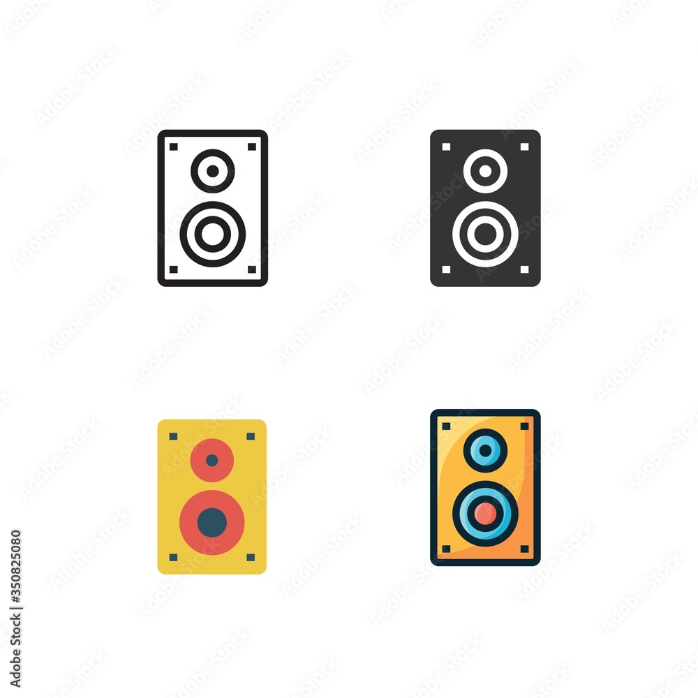 speaker icon vector illustration sign speaker icon vector illustration sign