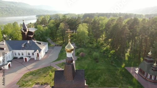 View of the dome of the Church from a height photo