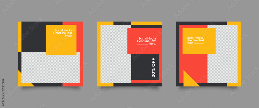 Modern promotion square web banner for social media post template. Elegant sale and discount promo backgrounds for digital marketing Modern promotion square web banner for social media post template. Elegant sale and discount promo backgrounds for digital marketing