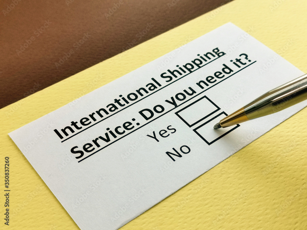 One person is answering question about international shipping. One person is answering question about international shipping.