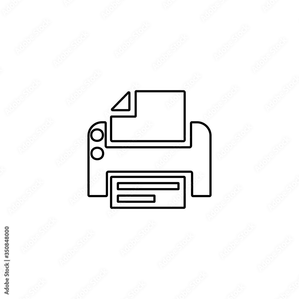 Printer icon. Scanner sign. Laser jet, ink jet printers. Document, image printouts symbol. Office tool and equipment icon for perfect web and mobile design. Printer icon. Scanner sign. Laser jet, ink jet printers. Document, image printouts symbol. Office tool and equipment icon for perfect web and mobile design.