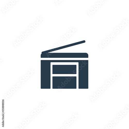 Printer icon. Scanner sign. Laser jet, ink jet printers. Document, image printouts symbol. Office tool and equipment icon for perfect web and mobile design.