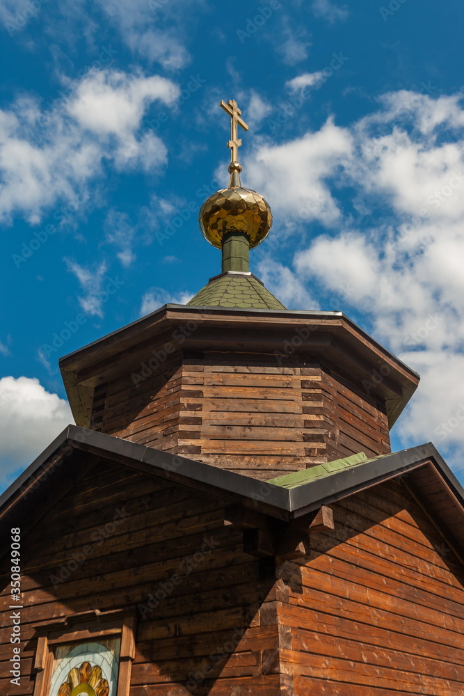 Chapel in the Siberian taiga