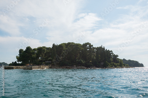 View to the island from sea in Croatia © Canvas Alchemy