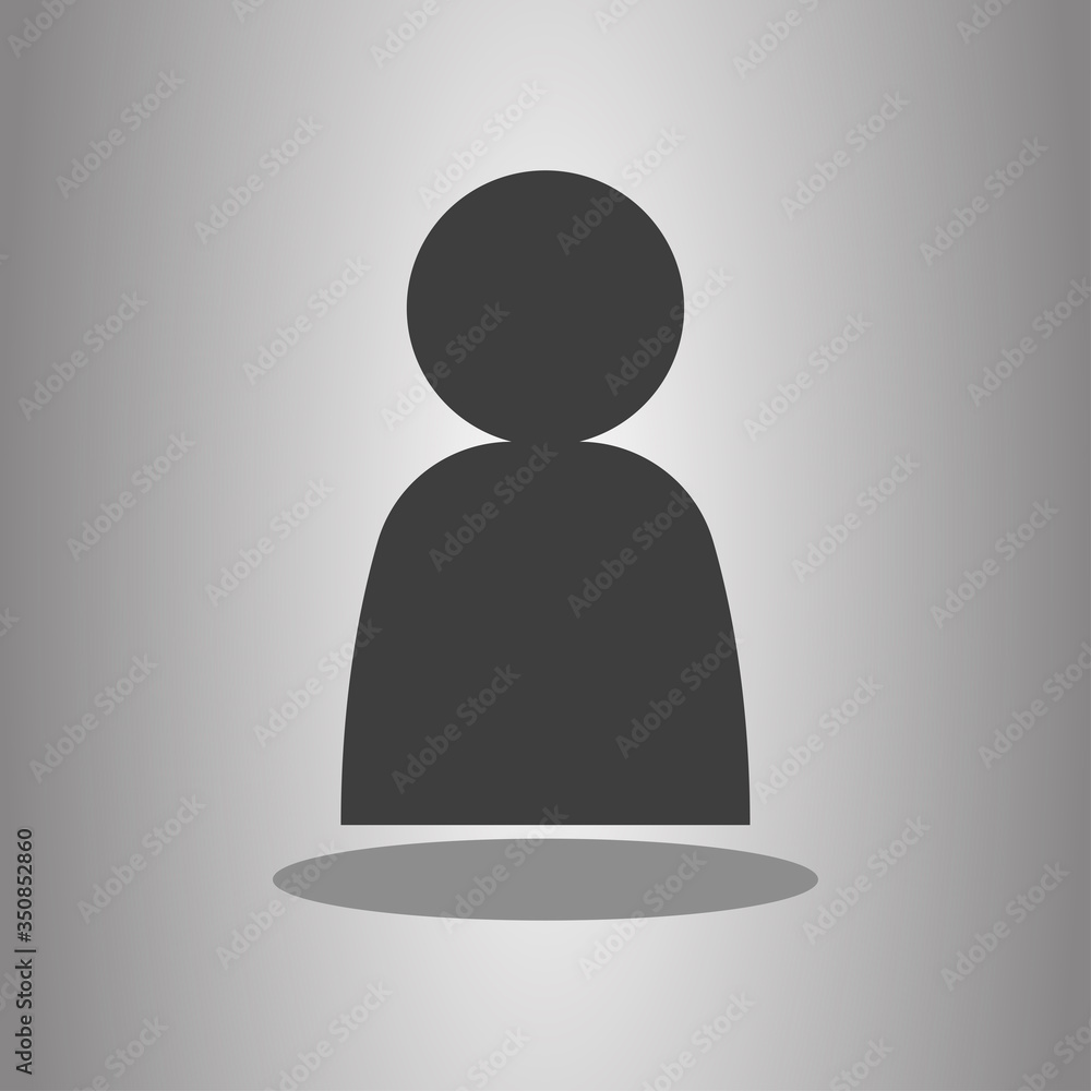 Human simple icon vector. Flat desing Human simple icon vector. Flat desing