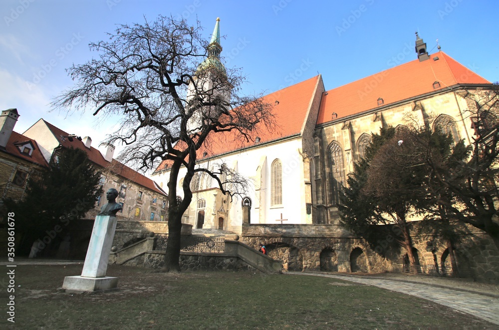 The Old church in Bratislava is the capital of Slovakia