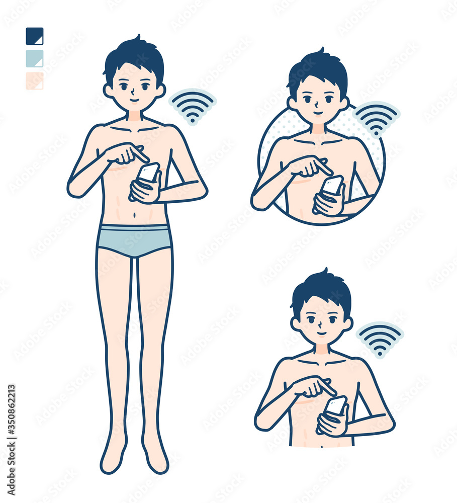 simple underwear man_smartphone-touch simple underwear man_smartphone-touch