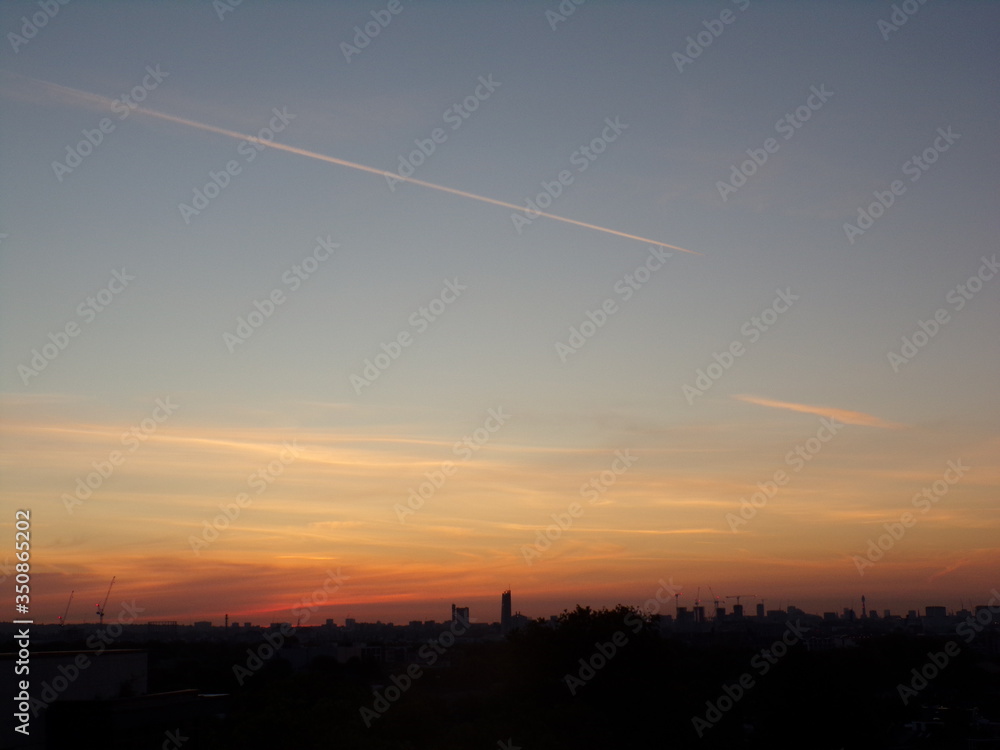 Obraz premium London City Rooftop Sunrise