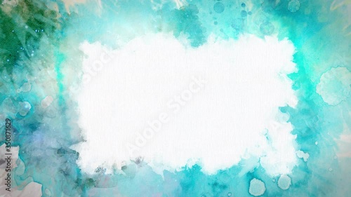 Abstract watercolor background with text space