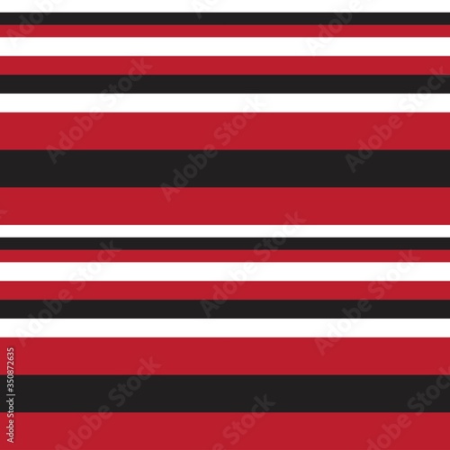 Red Stripe seamless pattern background in horizontal style