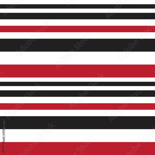 Red Stripe seamless pattern background in horizontal style