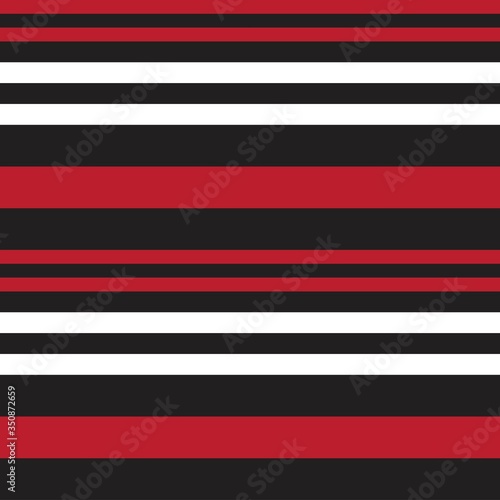 Red Stripe seamless pattern background in horizontal style