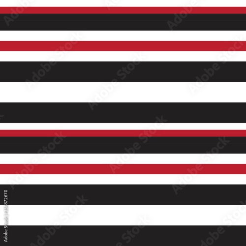 Red Stripe seamless pattern background in horizontal style
