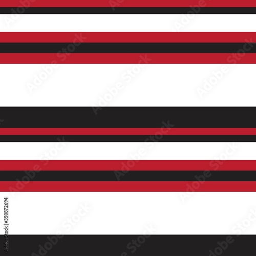 Red Stripe seamless pattern background in horizontal style