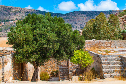 
Spinalonga island in Crete in Greece photo