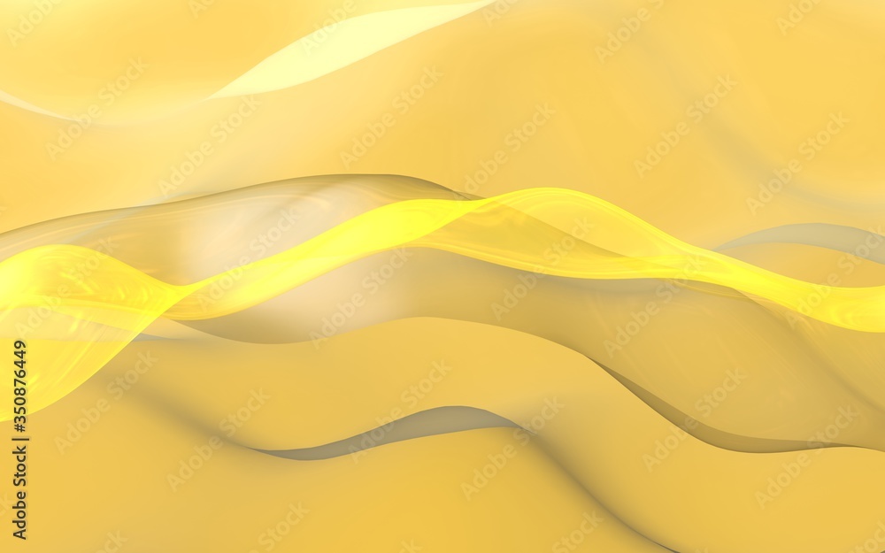 Abstract gold background. Beautiful backdrop with yellow waves. 3d illustration. Abstract gold background. Beautiful backdrop with yellow waves. 3d illustration.