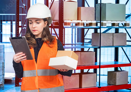 Warehouse. Warehouse logist...