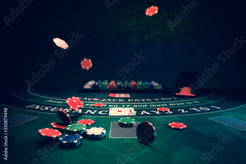 Casino Black Jack table photo