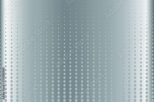 Abstract monochrome halftone background. Futuristic panel. Design element for web banners  posters  cards  wallpapers  sites. Gray metallic  gradient. Vector illustration.