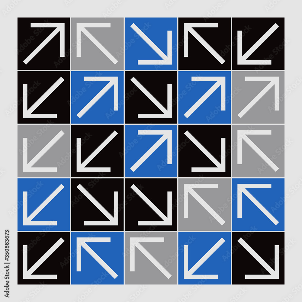 Square Abstract Vector Pattern Design Square Abstract Vector Pattern Design