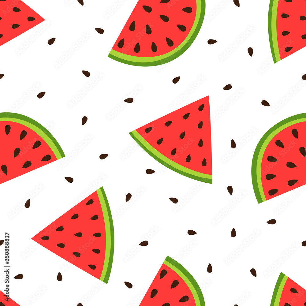 seamless background with watermelon slices, vector illustration seamless background with watermelon slices, vector illustration