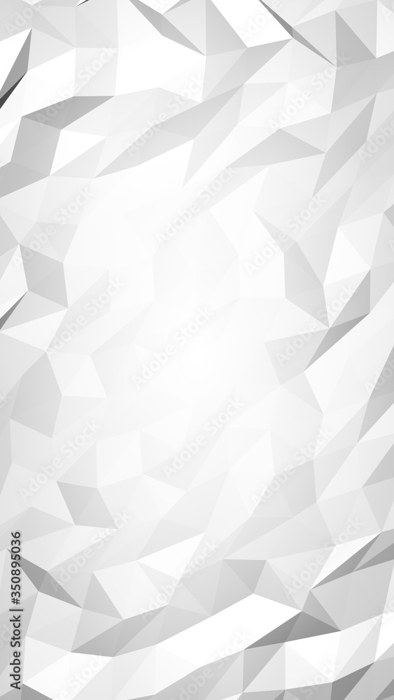 White abstract background. Lowpoly backdrop. Crumpled paper. 3D illustration White abstract background. Lowpoly backdrop. Crumpled paper. 3D illustration
