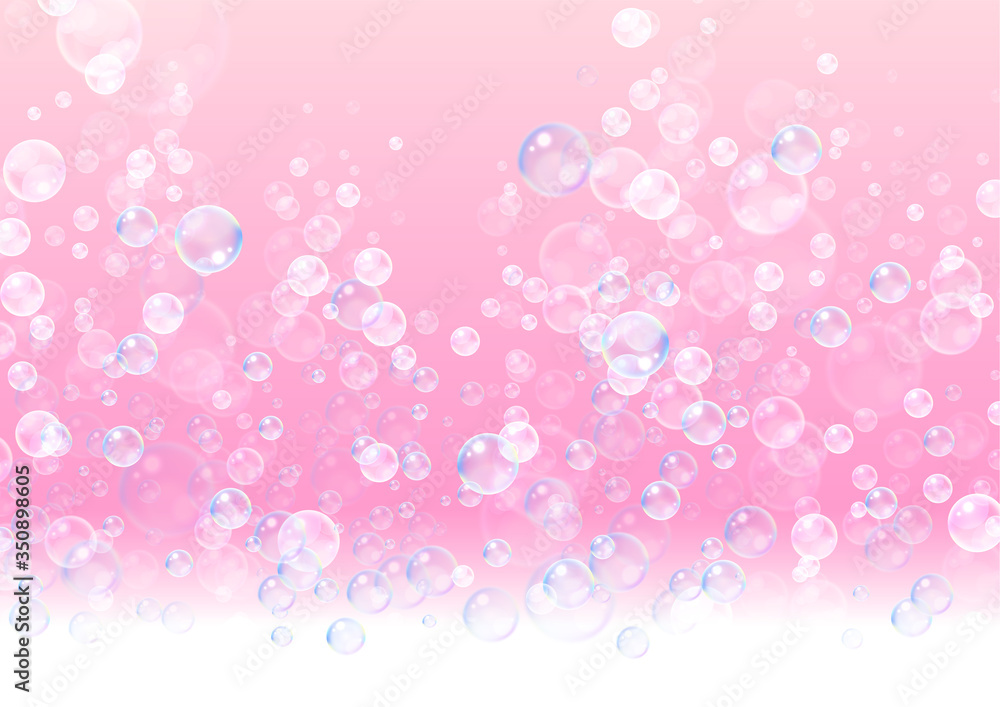 Abstract background wallpaper with bubbles. sparkling wine. Carbonated juice.