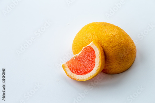 Obraz na płótnie Grapefruit_białe_tło