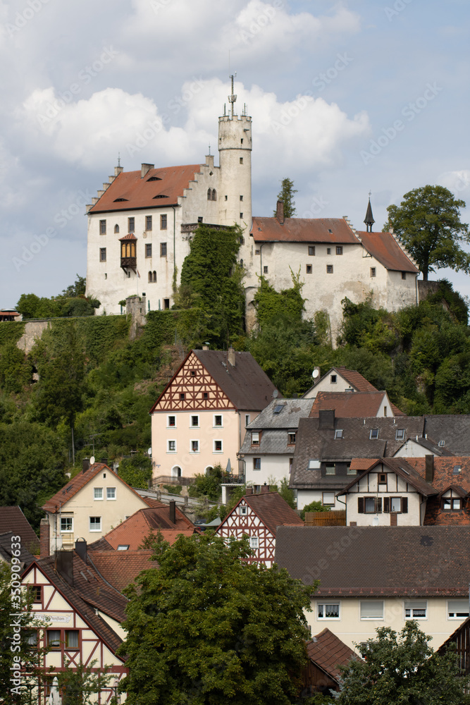 castle and town