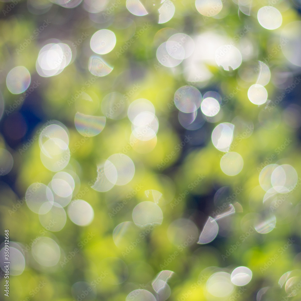 Green bokeh on nature defocus art abstract blur background Green bokeh on nature defocus art abstract blur background