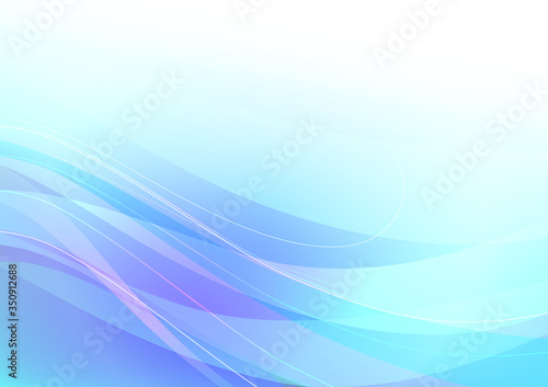 abstract blue wave background