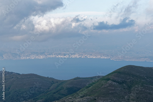 Griechenland - Korfu - Berg Pantokrator - Blick nach Saranda (Albanien) photo