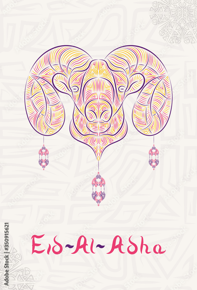 Happy Eid For You. Eid Al Adha Celebration of Muslim holiday the sacrifice a camel, sheep and goat. Can be used for background and wallpaper, posters and banner Happy Eid For You. Eid Al Adha Celebration of Muslim holiday the sacrifice a camel, sheep and goat. Can be used for background and wallpaper, posters and banner