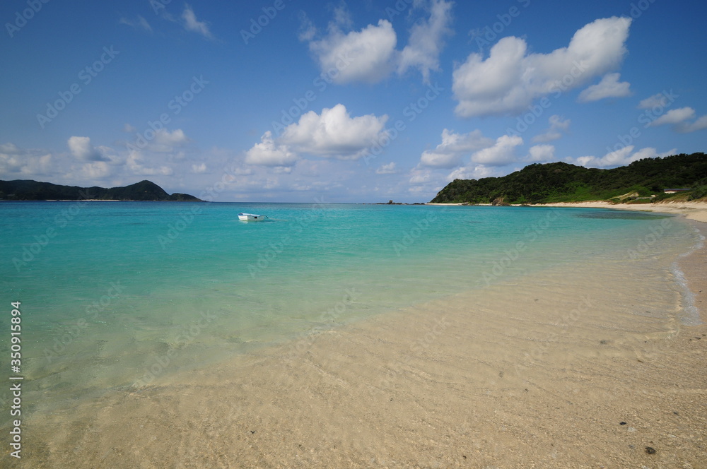Beach of Amami island in Japn