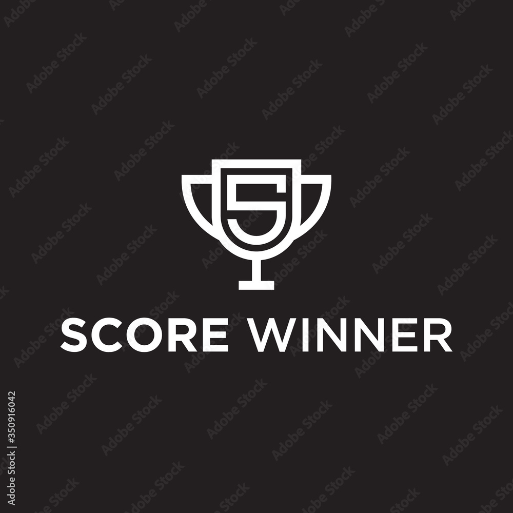S trophy logo. Trophy logo S trophy logo. Trophy logo